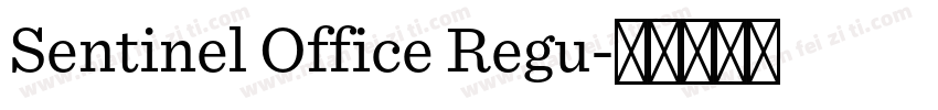 Sentinel Office Regu字体转换
